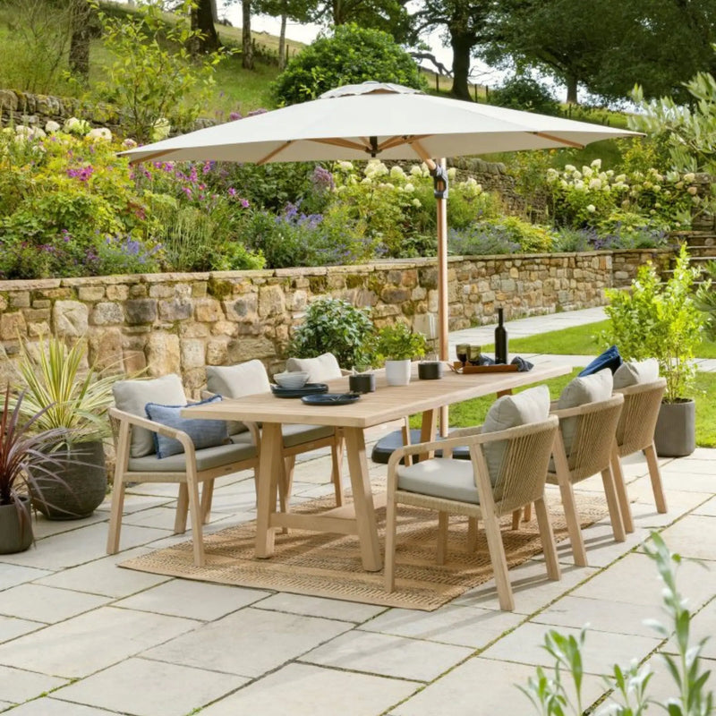 Kettler Cora 6 Seat Rectangular Dining Set Kettler