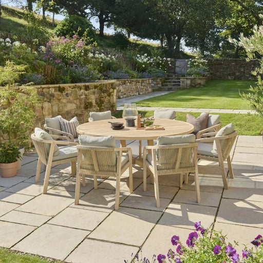 Kettler Cora 8 Seat Round Dining Set Kettler