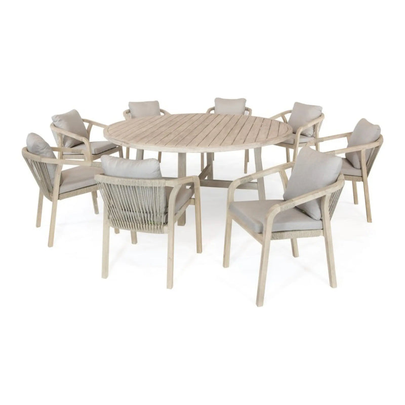 Kettler Cora 8 Seat Round Dining Set Kettler