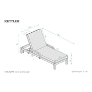 Kettler Cora Sun Lounger Kettler
