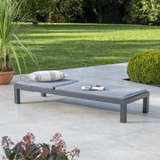 Kettler Elba Sunlounger with Cushion Grey Kettler
