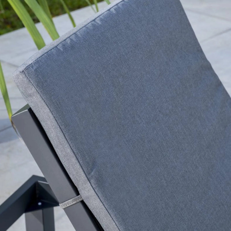 Kettler Elba Sunlounger with Cushion Grey Kettler