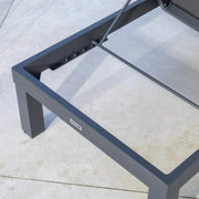 Kettler Elba Sunlounger with Cushion Grey Kettler