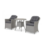 Kettler Foxley 2 Seat Wicker Bistro Set with 70cm Round Table Kettler