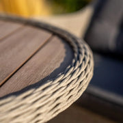 Kettler Foxley 2 Seat Wicker Bistro Set with 70cm Round Table Kettler