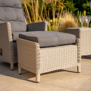 Kettler Foxley Garden Companion Set with Side Table and Footstool Kettler