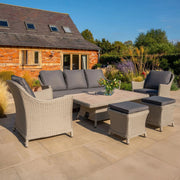 Kettler Foxley Garden Sofa Set 150x90cm High/Low Table Kettler