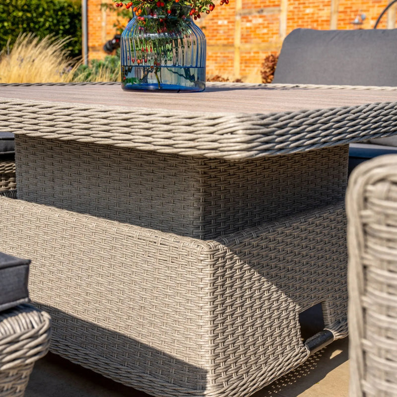 Kettler Foxley Square Corner Set with 120x120cm High/Low Table Kettler