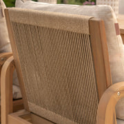 Kettler Lando 6 Seat Garden Dining Set - Acacia Wood - RainSafe Cushions Kettler