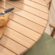 Kettler Meadow 4 Seat Garden Dining Set - Acacia Wood - RainSafe Cushions Kettler