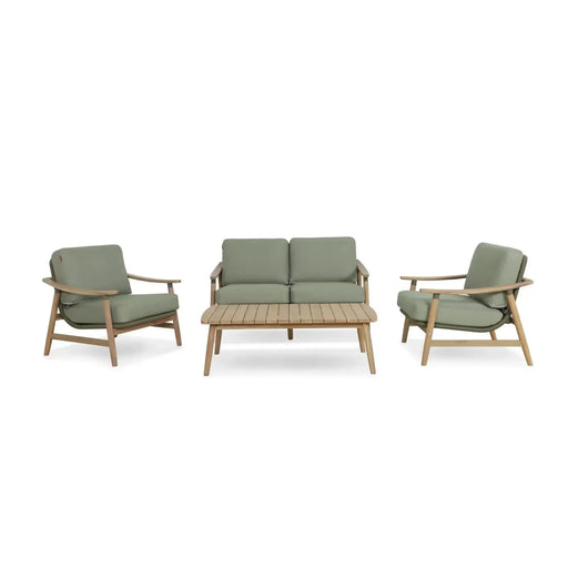 Kettler Meadow 4 Seat Garden Lounge Set - Acacia Wood - RainSafe Cushions Kettler