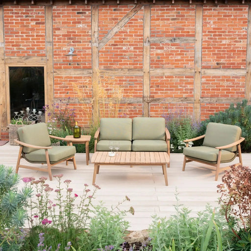 Kettler Meadow 4 Seat Garden Lounge Set - Acacia Wood - RainSafe Cushions Kettler