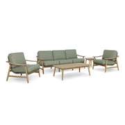 Kettler Meadow 5 Seat Garden Lounge Set - Acacia Wood - RainSafe Cushions Kettler