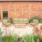 Kettler Meadow 5 Seat Garden Lounge Set - Acacia Wood - RainSafe Cushions Kettler