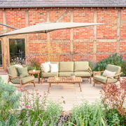 Kettler Meadow 5 Seat Garden Lounge Set - Acacia Wood - RainSafe Cushions Kettler