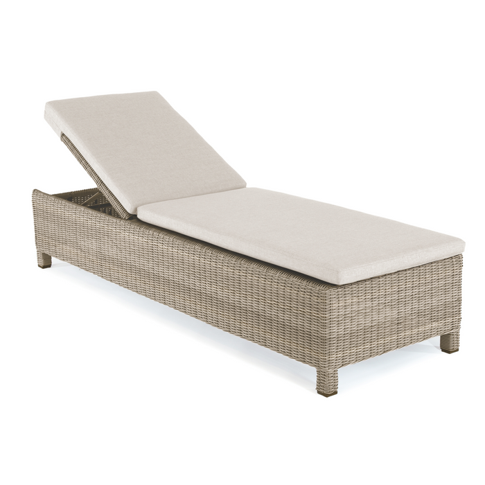 Kettler Palma Signature Lounger Stone Cushion | Oyster Rattan