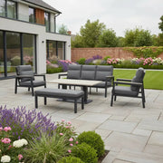 Kettler Tudor 5 Seat Garden Lounge Set - RainSafe Cushions Kettler