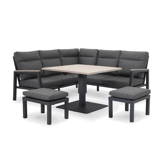 Kettler Tudor Garden Mini Corner Set - High/Low Table - RainSafe Cushions Kettler