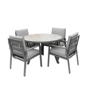 Mayfair Outdoor 4 Seat Round 120cm Dining Seat Grace Bay