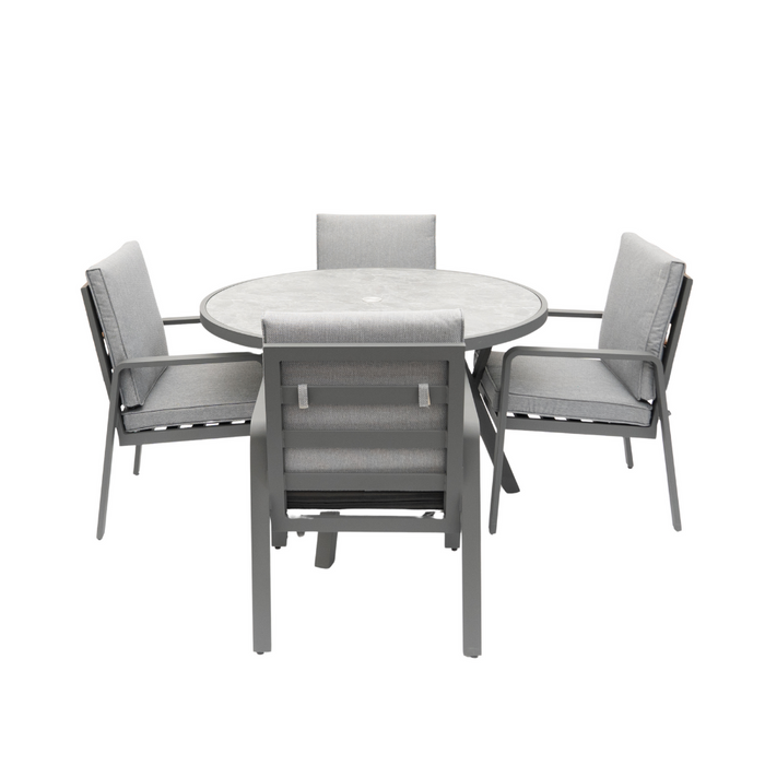 Mayfair Outdoor 4 Seat Round 120cm Dining Seat