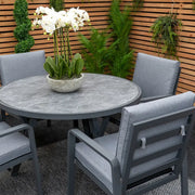 Mayfair Outdoor 4 Seat Round 120cm Dining Seat Grace Bay