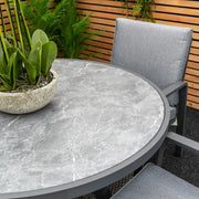 Mayfair Outdoor 4 Seat Round 120cm Dining Seat Grace Bay