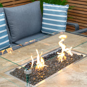 Mayfair Outdoor Sofa Set with Flame Table | Seats 7 Grace Bay