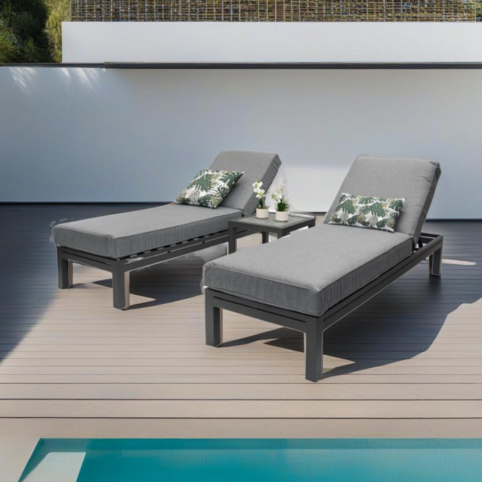 Mayfair Sun Loungers with Side Table