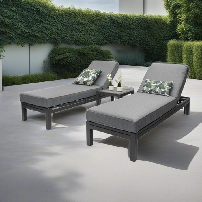 Mayfair Sun Loungers with Side Table