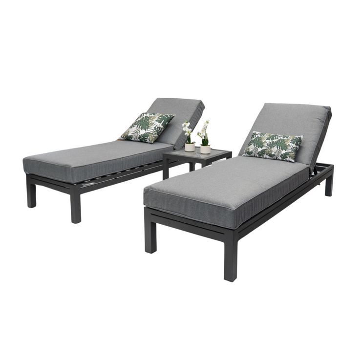 Mayfair Sun Loungers with Side Table