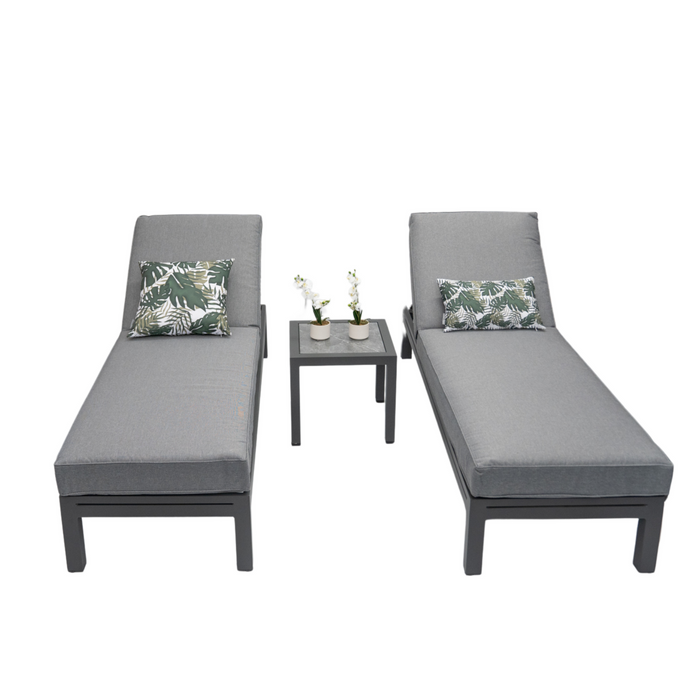 Mayfair Sun Loungers with Side Table