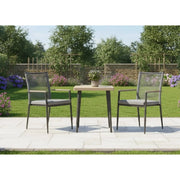 Kettler Merano Garden Bistro Set with 60x60cm Square Table Kettler
