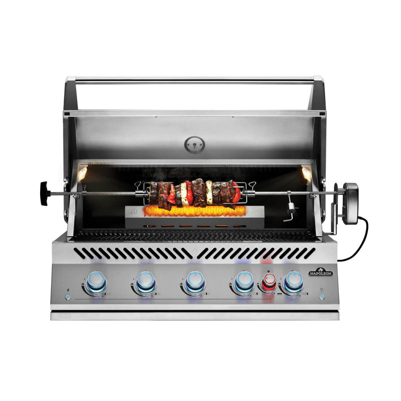 Napoleon 700 Built-In Grill 38 Gas BBQ with Dual Rear Infrared Burner