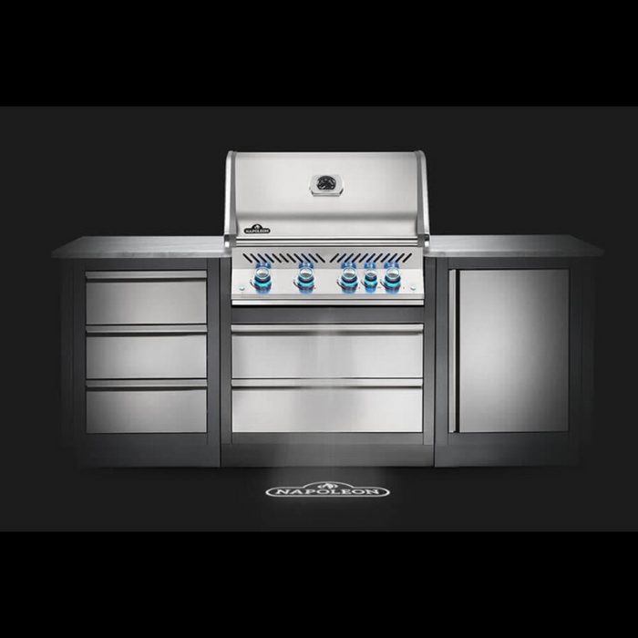 Napoleon Built-in Prestige PRO 500 Gas BBQ with Infrared Rear Burner & Rotisserie | FREE COVER