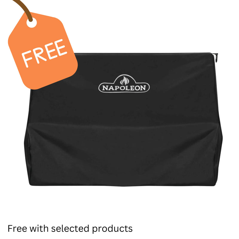 Napoleon Built-in Prestige PRO 500 Gas BBQ with Infrared Rear Burner & Rotisserie | FREE COVER Oaktree Garden Centre