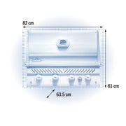 Napoleon Built-in Prestige PRO 500 Gas BBQ with Infrared Rear Burner & Rotisserie | FREE COVER Oaktree Garden Centre