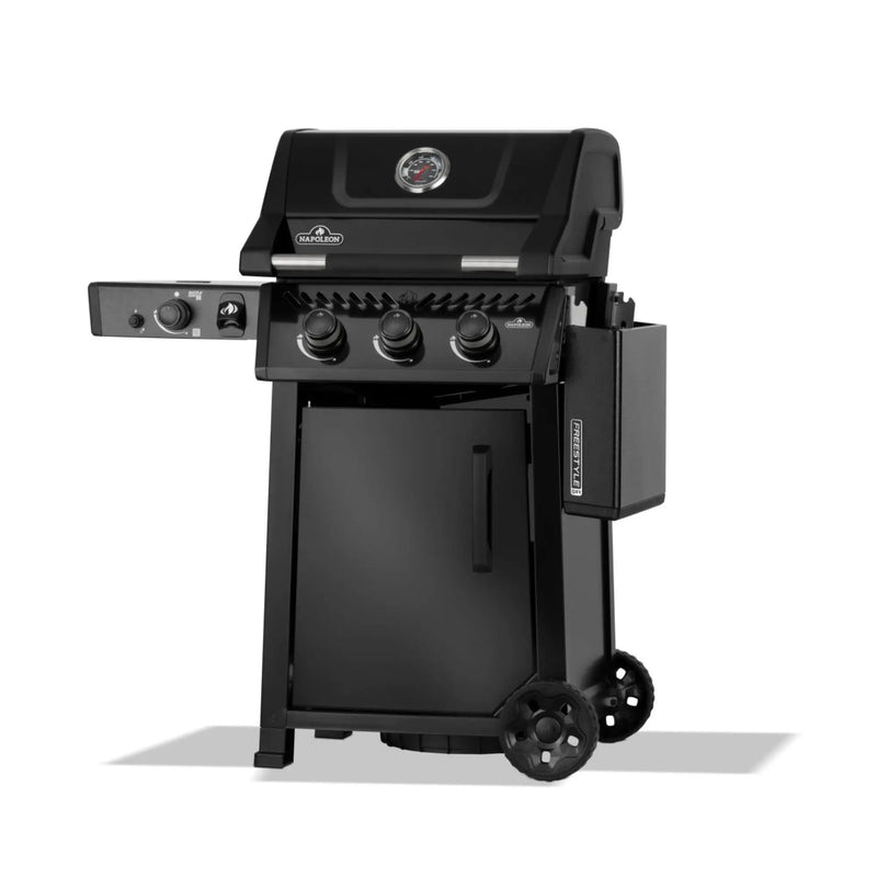 Napoleon Grills FREESTYLE 365 Gas BBQ - 3 Burners in Black with Infrared Side Burner | FP365DSIBPK-1-GB Napoleon Grills