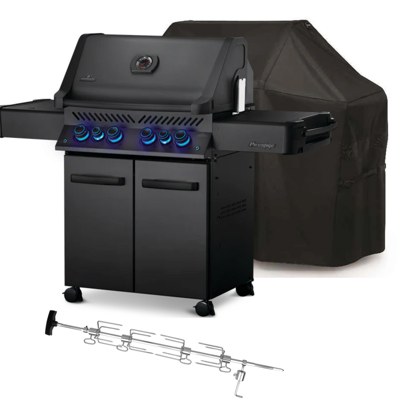Napoleon PHANTOM Prestige 500 RSIB Gas BBQ with Infrared Side & Rear Burners | FREE Cover & Rotisserie Napoleon Grills