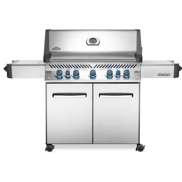 Napoleon Prestige 665 Stainless Steel Gas BBQ With Infrared Side & Rear Burners | FREE COVER, ROTISSERIE & TOOL