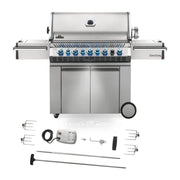 Napoleon Prestige PRO 665 Gas BBQ RSBI PRO665RSIBPSS-3-GB - Free Rotisserie and Cover Napoleon Grills
