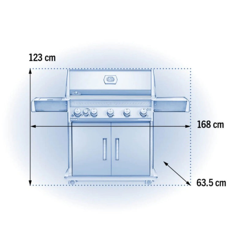 Napoleon Rogue SE 625 Propane Gas BBQ RSE625RSIBPSS-1 | Free Cover + Meat Lovers Kit Napoleon Grills
