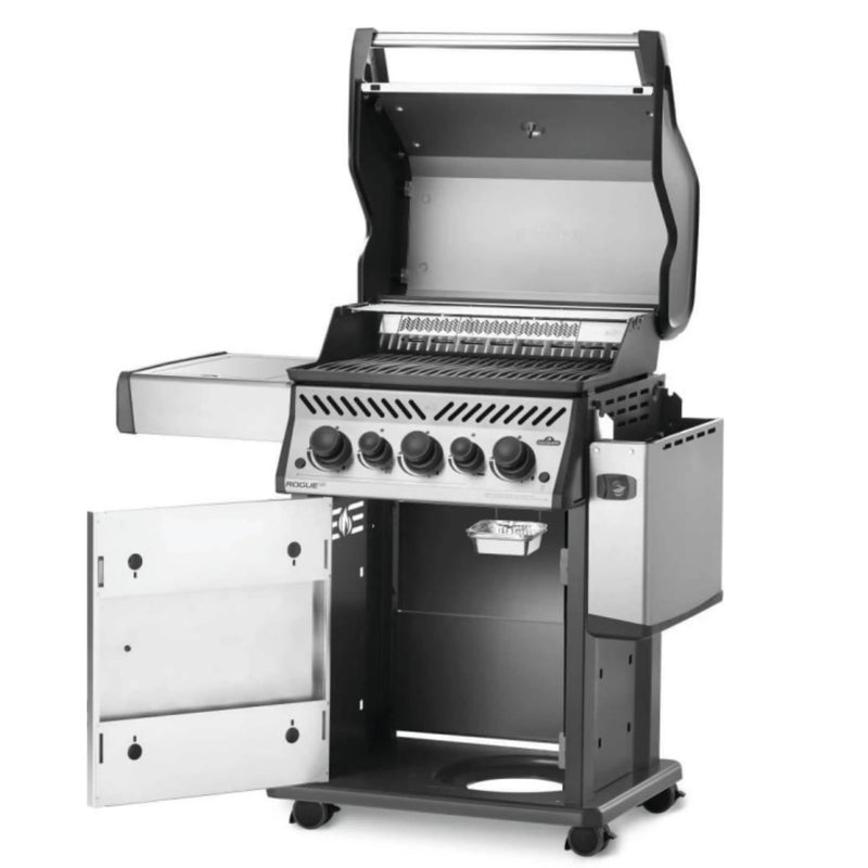 Napoleon Rogue SE 425 Stainless Steel Gas BBQ RSE425RSIBPSS-1 with Infrared Side Burner & Rear Burner | Free Cover & Rotisserie Napoleon Grills