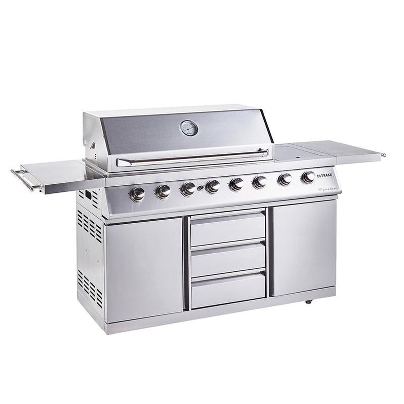 Outback Signature II 6 Burner Hybrid BBQ with FREE Cover & Rotisserie Outback