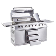 Outback Signature II 6 Burner Hybrid BBQ with FREE Cover & Rotisserie Outback