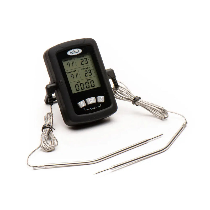 Outback BBQ Dual Probe Thermometer with Alarm Outback
