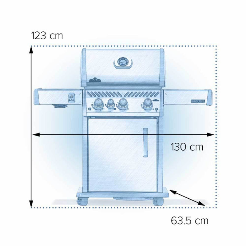 Napoleon Rogue® PRO 425 SIB Gas BBQ with Infrared Side Burner RP425SIBPSS-2-GB