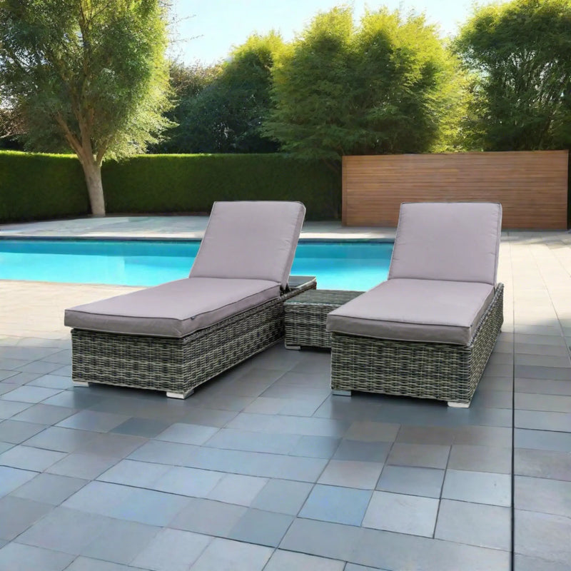 Grace Bay Rattan Sun Lounger Set Grace Bay