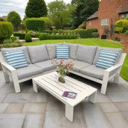 jati & Kebon Cover Corner Set in White