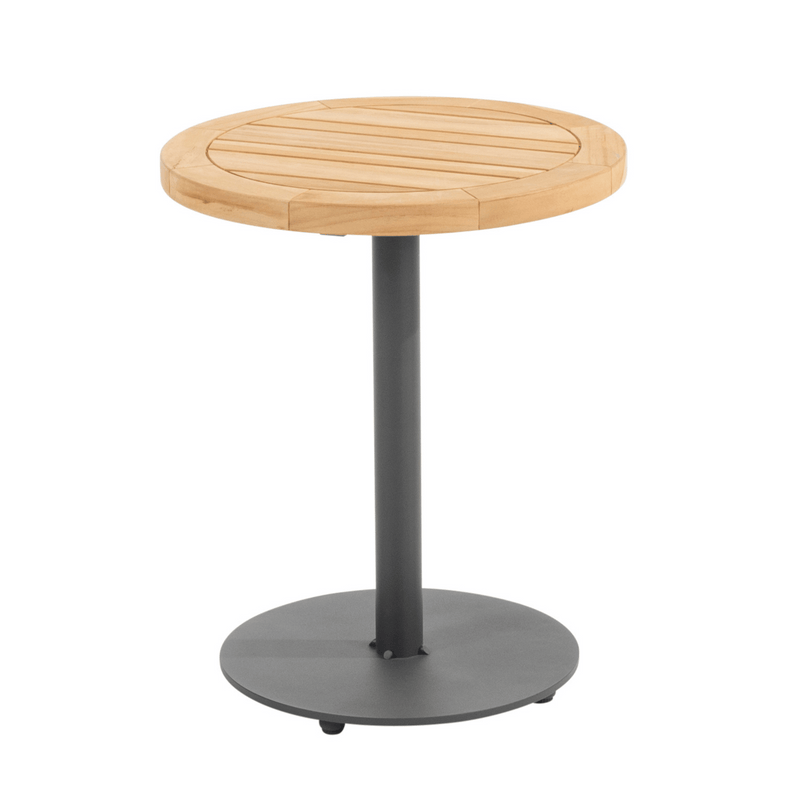 4SO Furore Outdoor Modular Lounge Set with Swivel Beige Chair and Volta Teak Tables 4 Seasons Outdoor