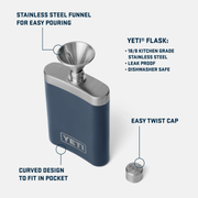 Yeti Flask - Navy Yeti